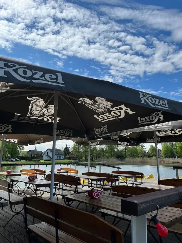 Beach Bar Ibiza nad jeziorem Reczynek w Ośnie Lubuskim