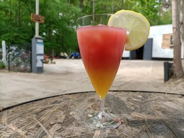 Magic Camping nad jeziorem o zmierzchu