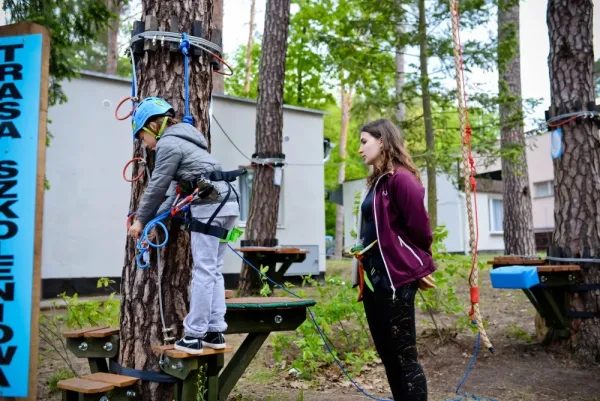 Park linowy Magic Jungle w Lubniewicach