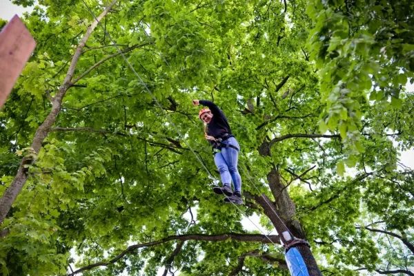Park linowy Magic Jungle w Lubniewicach